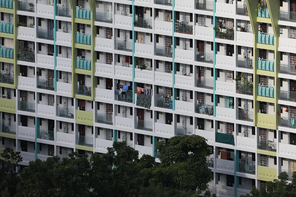 In 2020, close to 79 per cent of resident households in Singapore lived in government-built flats, lower than the 82.4 per cent in 2010. u00e2u20acu2022 TODAY pic