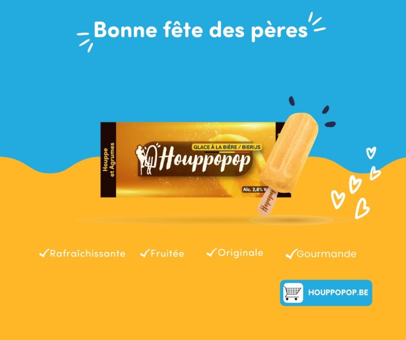 A brewery in Namur, Belgium, has joined forces with an ice-cream-maker to craft a beer ice pop. u00e2u20acu201d Picture courtesy of Houppopop via ETX Studio