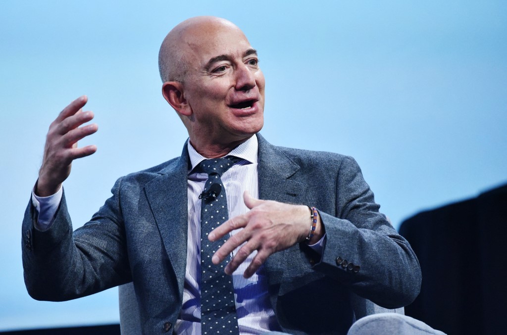 Amazon founder Jeff Bezos announced June 7, 2021, that he will fly into space next month on the first human flight launched by his Blue Origin rocket firm. u00e2u20acu201d AFP file pic