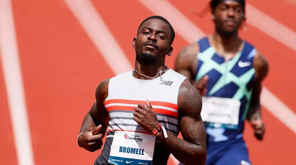 Trayvon Bromell posted a world leading 9.77sec in the 100m at the NACAC New Life Invitational in Florida. u00e2u20acu201d Getty Images North America via AFP