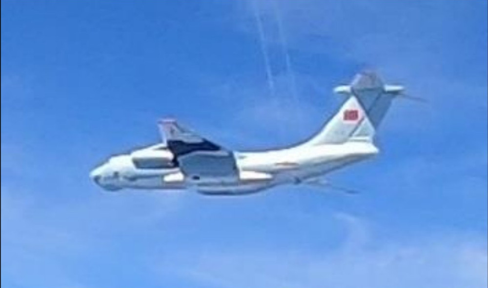 RMAF said the planes, comprising Ilyushin il-76 (pic) and Xian Y-20 strategic transporters, had travelled in an u00e2u20acu02dcin-trailu00e2u20acu2122 tactical formation at altitudes of between 23,000 and 27,000 feet. u00e2u20acu201d Picture from Twitter/tudm_rasmi 