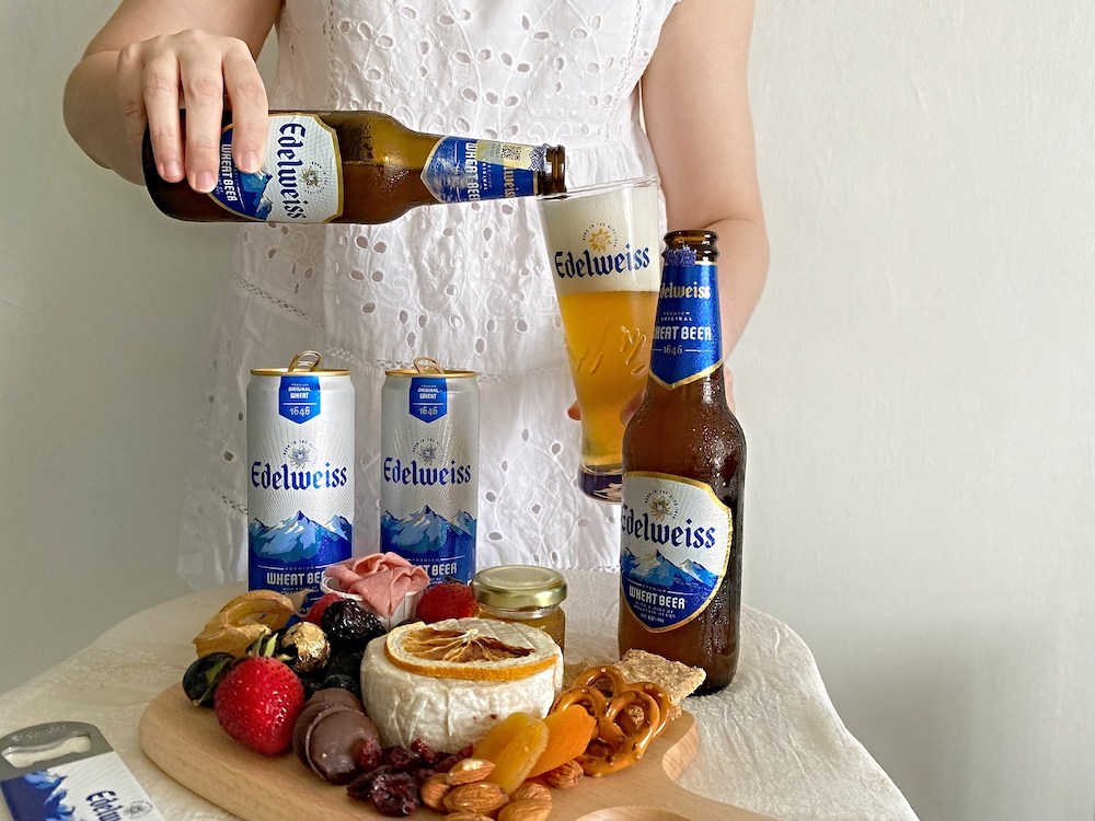 Edelweiss is made using all-natural ingredients with the finest wheat and unique mountain ingredients.