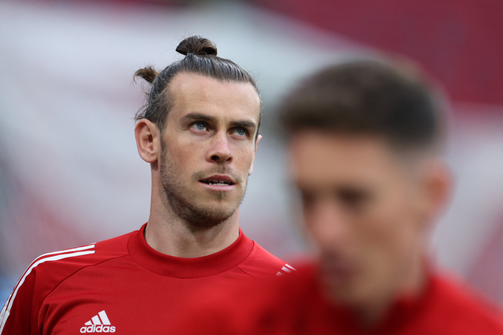 Walesu00e2u20acu2122 forward Gareth Bale takes part in an MD-1 training session at the Johan Cruyff Arena in Amsterdam June 25, 2021, on the eve of their Uefa Euro 2020 round of 16 football match against Denmark. u00e2u20acu201d AFP pic 