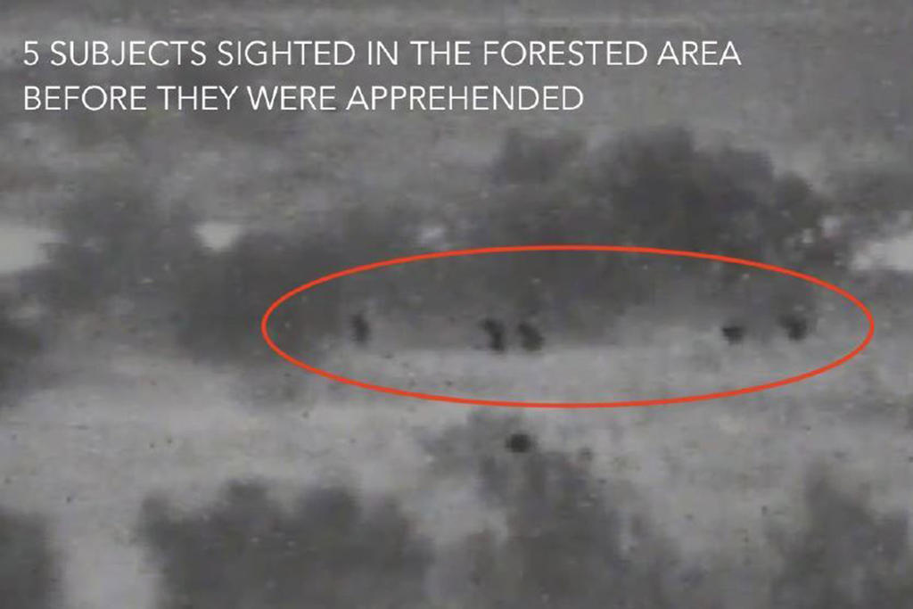 The Police Coast Guard's surveillance system picked up on five men trying to enter Singapore illegally in the early hours of June 24, 2021. u00e2u20acu201d Singapore Police Force pic