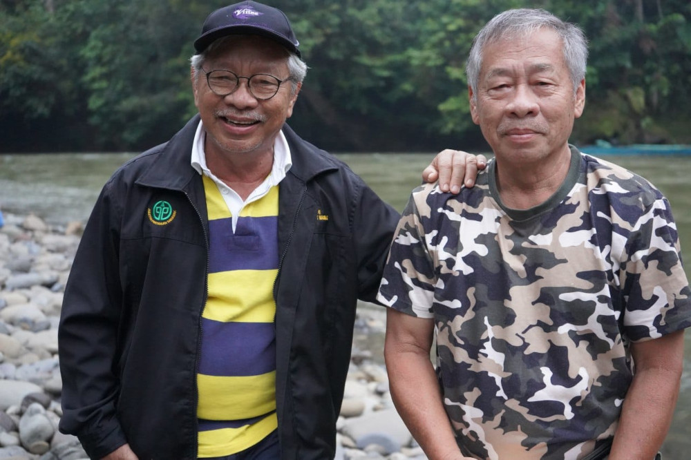 The last picture taken of Masing (left) and his brother, Jantai, at Rantau Penora. u00e2u20acu201d Picture from YB Tan Sri Datuk James Masingu00e2u20acu2122s Facebook page via Borneo Post Onlinen