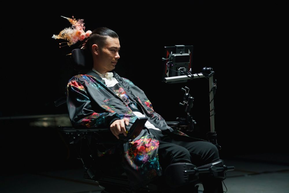 Muto lost the ability to button shirts when he was diagnosed with ALS in 2013. — Picture courtesy of True Colours Fashion