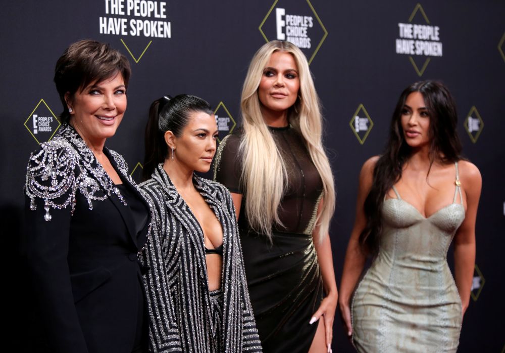 n(From left)Kris Jenner, Kourtney Kardashian, Khloe Kardashian and Kim Kardashian arrive at the Peopleu00e2u20acu2122s Choice Awards, California  November 10, 2019.u00e2u20acu201d Reuters picn