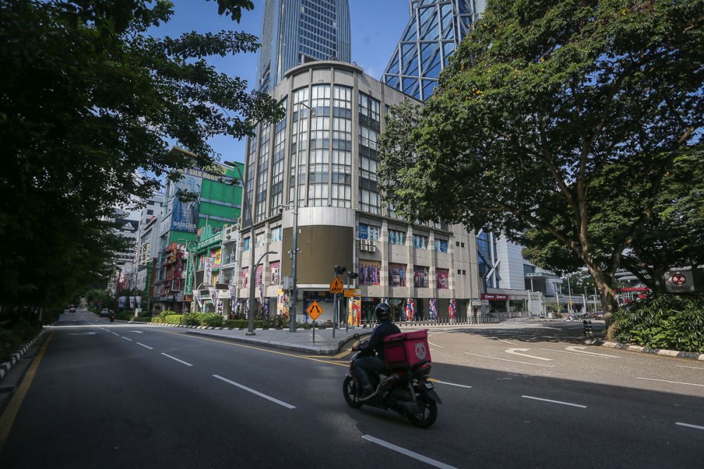 A general view of Kuala Lumpur as the 14-day u00e2u20acu02dctotal lockdownu00e2u20acu2122 commenced June 1, 2021. u00e2u20acu201d Picture by Yusof Mat Isa