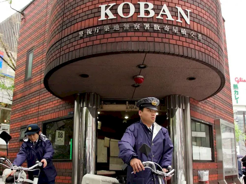 Koban, a neighbourhood police station in Japan with officers on duty should local residents need police assistance, has been turned into a place for police officers to have their tryst. -- Reuters file pic