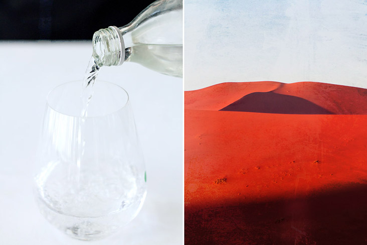 Habit #2: Drink water... or else be as parched as the desert.