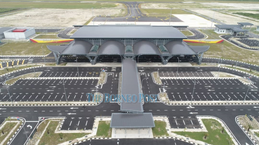 An aerial view of the new Mukah Airport. — Borneo Post Online pic 