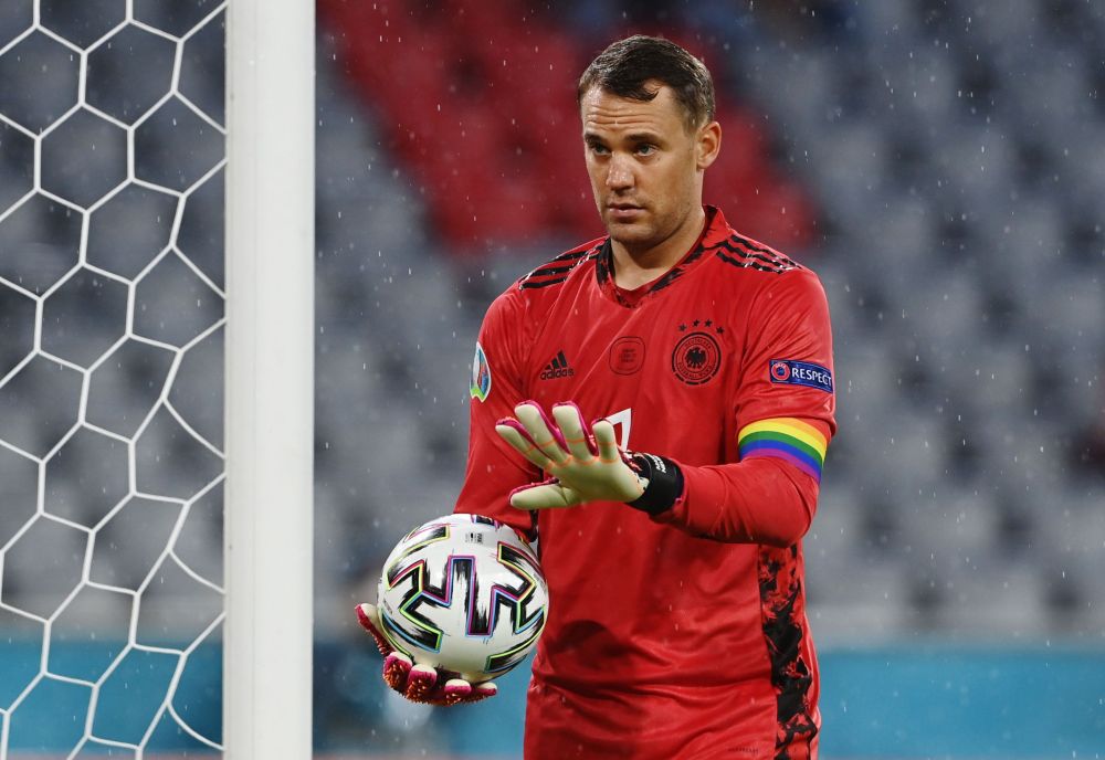 Germany's Manuel Neuer in action against Hungary at the Allianz Arena, Munich June 23, 2021. u00e2u20acu201d Reuters pic