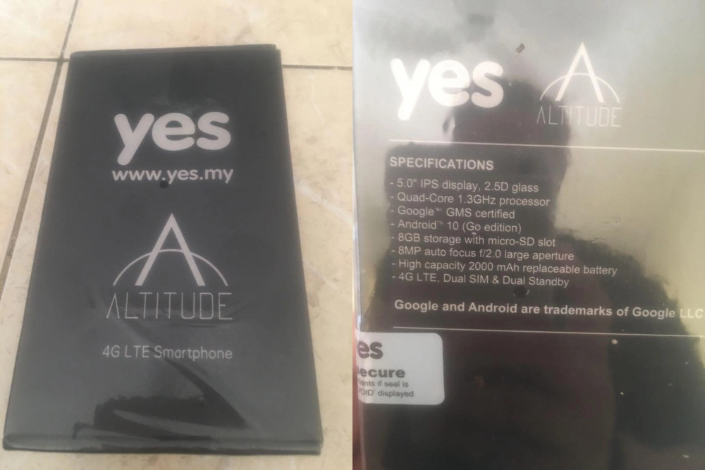 Based on the video, it appears that the Perak state government is providing the students with Yes Altitude 3, a basic phone that’s distributed by YTL Communications. — SoyaCincau pic