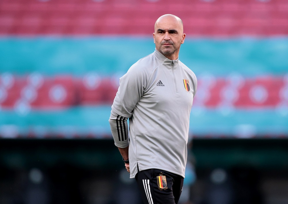 Belgium coaach Roberto Martinez during a training session in Copenhagen June 16, 2021. u00e2u20acu2022 Reuters pic