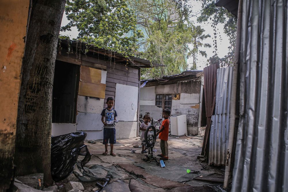 General view of a Rohingya settlement in Bandar Baru Sentul, Kuala Lumpur June 13, 2021. u00e2u20acu201d Picture Hari Anggaran