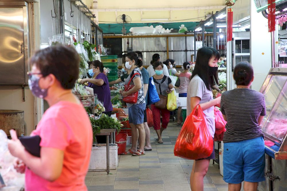 The one-month rental waivers for market stallholders come after a half-month rental waiver for cooked food stallholders which was announced on 22 May, 2021. u00e2u20acu201d TODAY pic