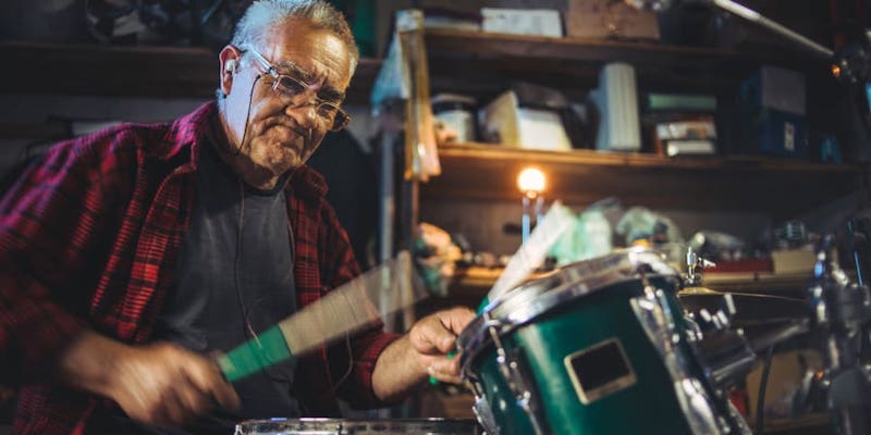 A new American study shows the cognitive benefits of playing an instrument, even later in life. u00e2u20acu201d Milan Markovic / Getty Images via ETX Studio