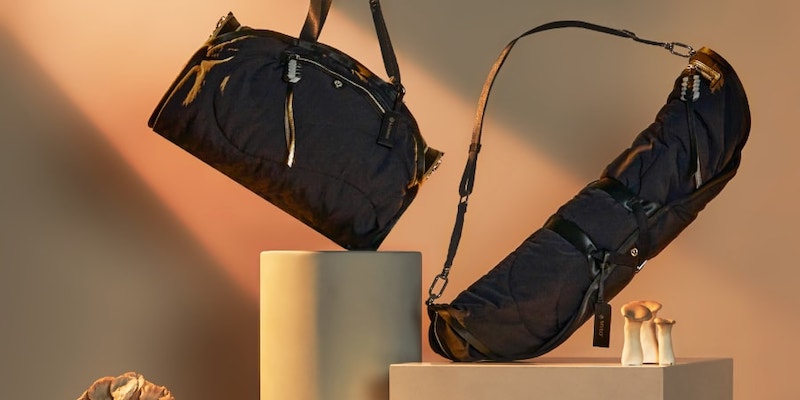 Lululemon has revealed the first yoga accessories made of Mylo, a plant-based material made from renewable mycelium. u00e2u20acu201d Picture courtesy of Lululemon
