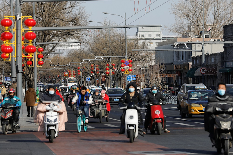 Police arrested a couple in Zhejiang province, China after the man drove a rented car dangerously on behalf of a woman he was pursuing. u00e2u20acu201d Reuters pic