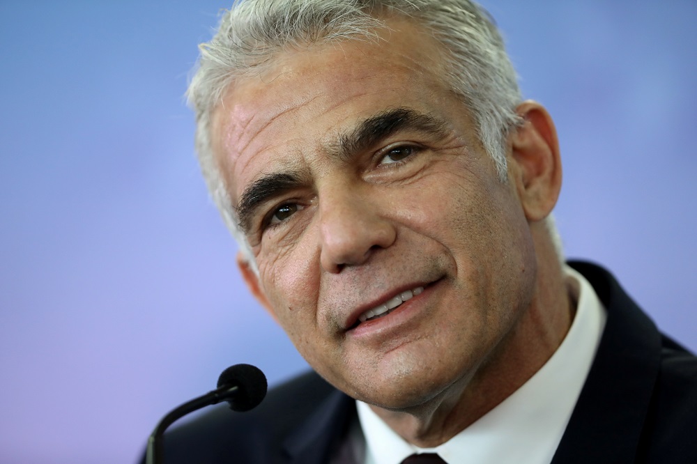 Israeli alternate Prime Minister and Foreign Minister Yair Lapid looks on during a news conference in Dubai, United Arab Emirates June 30, 2021. u00e2u20acu201d Reuters pic