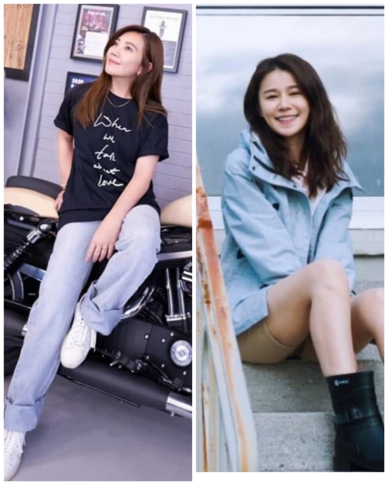 Malaysian singer Fish Leong (left) and Hong Kong actress Priscilla Wong (right) joinsThe Malaysia International Film Festival's white flag campaign. u00e2u20acu201d Photos via Facebook/ Fish Leong and Priscilla Wong