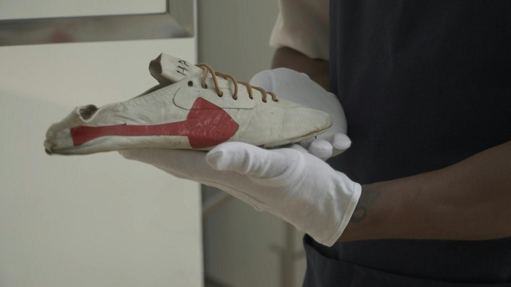 Sothebyu00e2u20acu2122s targets US$1 million for rare Nike Olympics shoes. u00e2u20acu201d AFP pic
