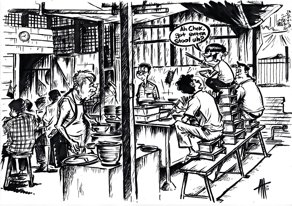 ‘Yay to Dining In’ by Azmi Hussin. — Artwork courtesy of Azmi Hussin