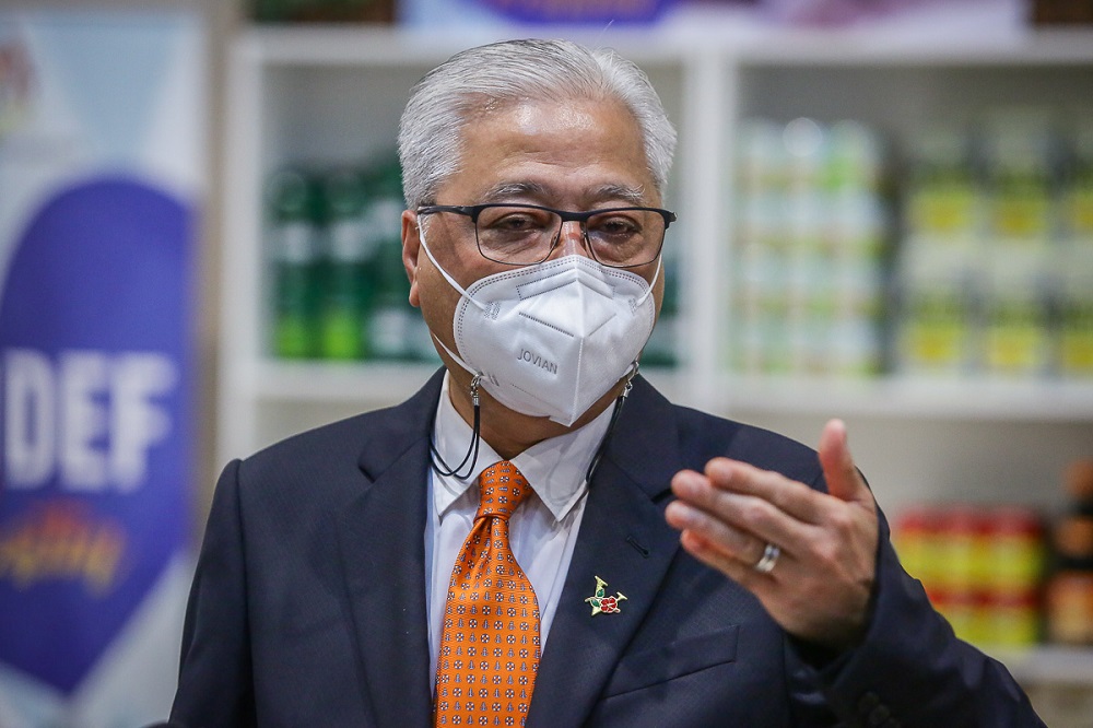 Deputy Prime Minister Datuk Seri Ismail Sabri Yaakob speaks during a press conference at Wisam Pertahanan in Kuala Lumpur July 19, 2021. u00e2u20acu201d Picture by Yusof Mat Isa