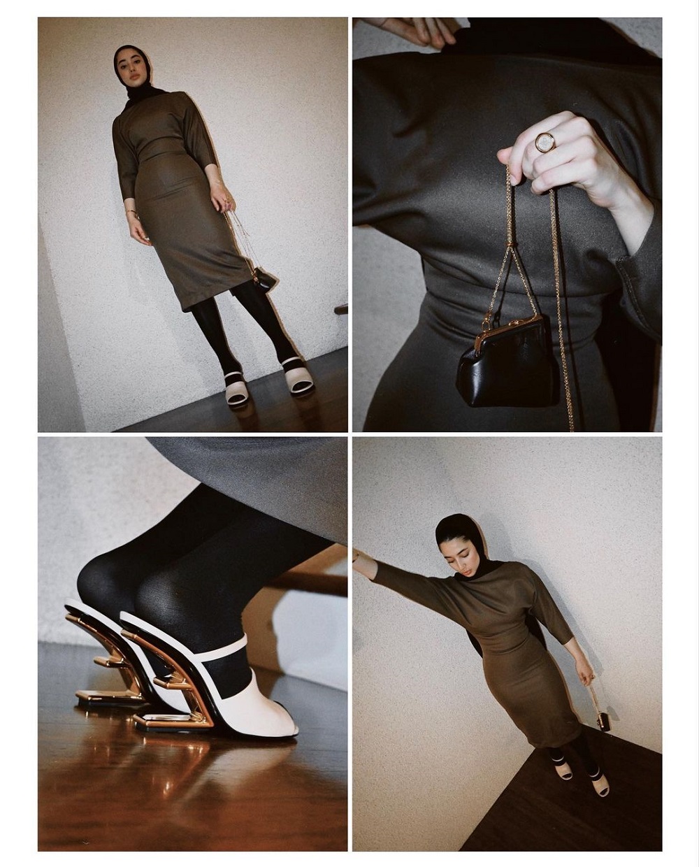 Ameera, wearing the outfit that social media users didn’t approve of.  —  Picture from Instagram/Ameera Khan