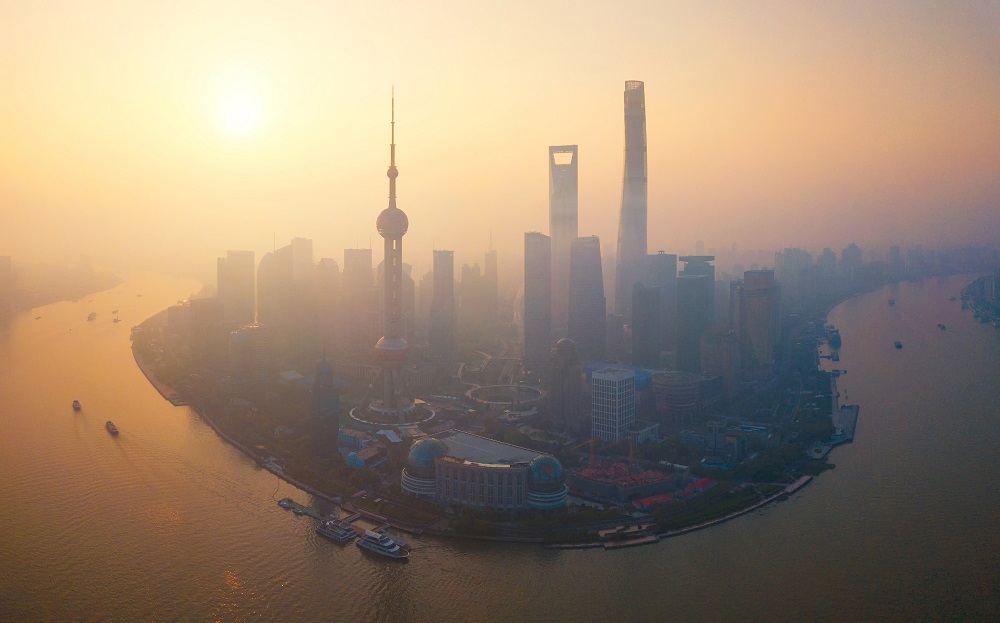 The city of Shanghai is one of the 25 cities emitting 52 per cent of greenhouse gas emissions. u00e2u20acu201d ETX Studio pic