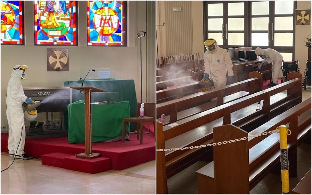 The Church of the Immaculate Heart of Mary said that deep cleansing of its premises (pictured) has been undertaken to ensure that the place remains safe for all to worship. u00e2u20acu201d Picture via Facebook