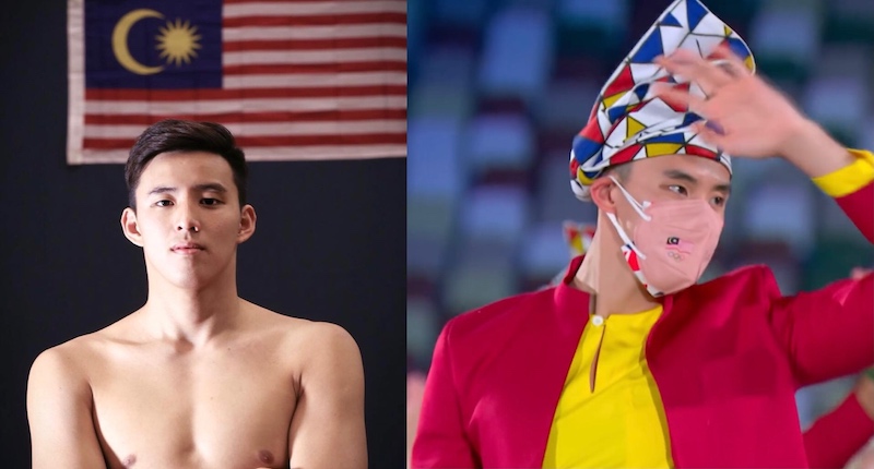 Sim stole the show with his three-second appearance at the Tokyo Olympics opening ceremony last week. u00e2u20acu201d Pictures via Instagram/welsonsim and YouTube/Astro Arena 