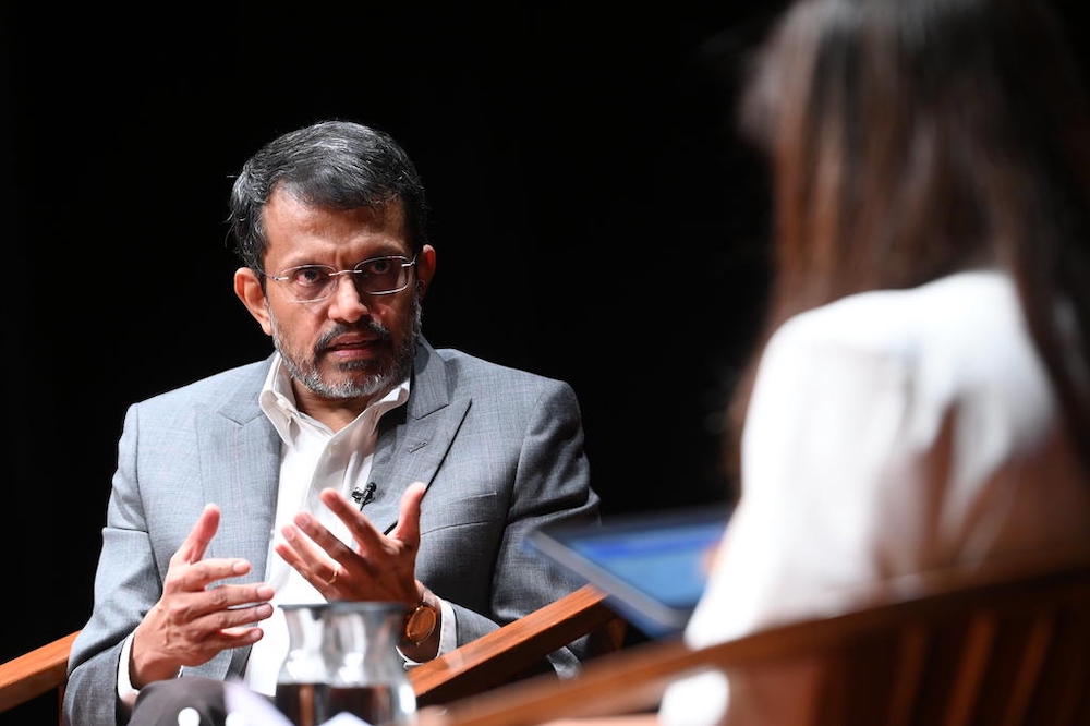 Ravi Menon said that people must get used to more diverse views and public debate, maybe even more confusion before there is consensus or compromise, because that is a sign of a maturing society. u00e2u20acu201d Jacky Ho/Institute of Policy Studies pic via TODAY