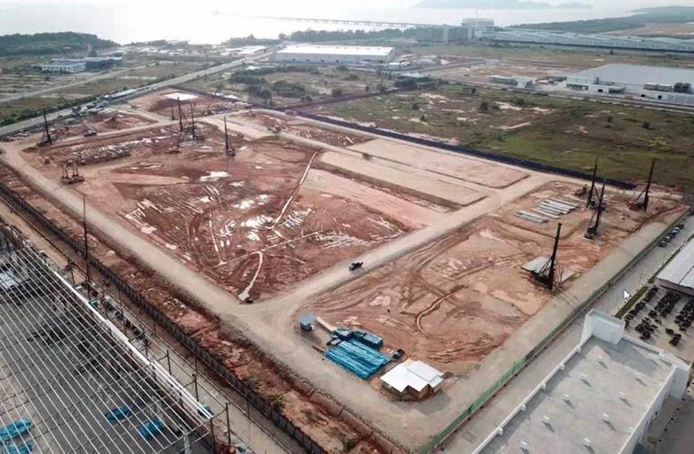 Construction on the new Simmtech plant in Batu Kawan, Penang started in May this year. — Picture courtesy of Simmtech