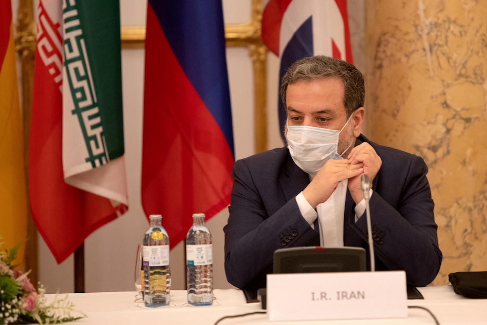 Iran's top nuclear negotiator, Abbas Araqchi, attends a meeting of the JCPOA Joint Commission in Vienna, Austria, September 1, 2020. European Commission. u00e2u20acu201d Reuters picnn