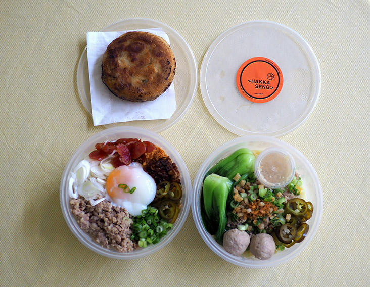 You can opt to eat the noodles in the takeaway containers too if you don't want to wash extra dishes