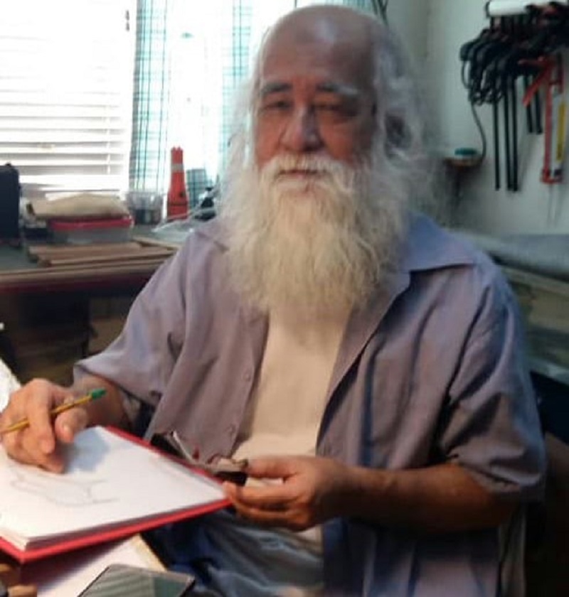 At 72, designer Zainal Abidin is still passionate about his work and is offering affordable classes for design students. u00e2u20acu201d Picture via Zainal Abidin