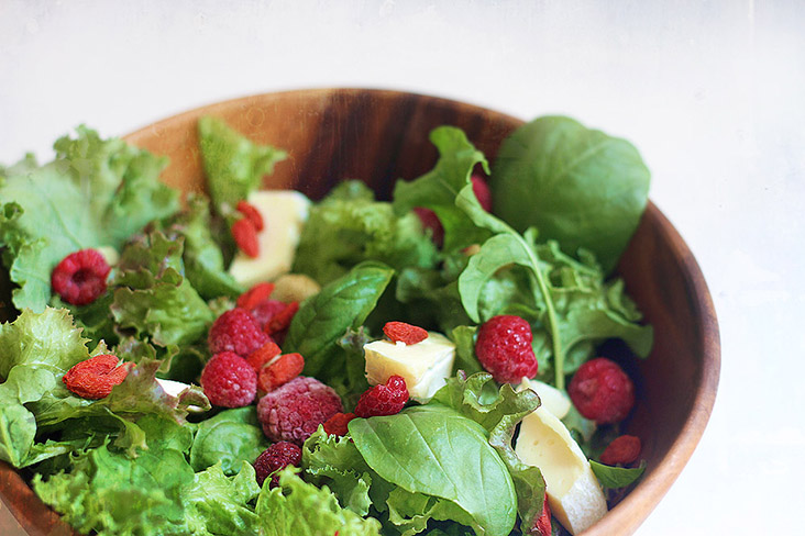 Enjoy this summer salad as a starter or bulk it up with some protein to make it a main dish.
