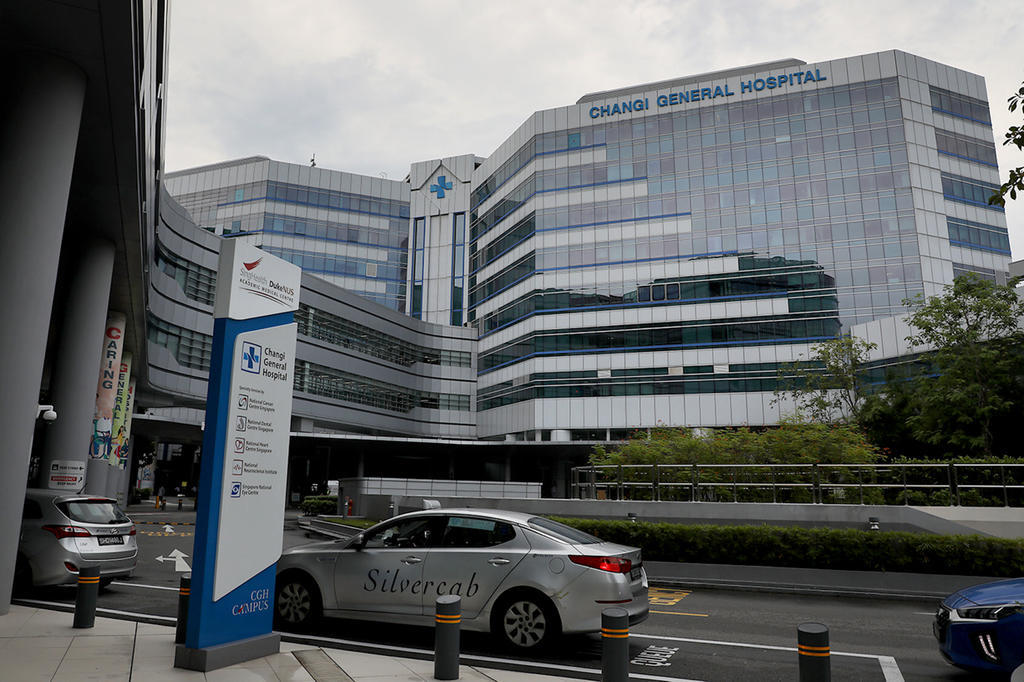 The first person in the Covid-19 cluster at Changi General Hospital, which was a staff member there, was confirmed infected on June 23, 2021. u00e2u20acu2022 TODAY pic