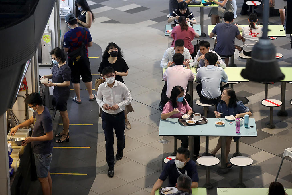 Health Minister Ong Ye Kung urged people to exercise caution and restraint when socialising and dining out. u00e2u20acu2022 TODAY pic