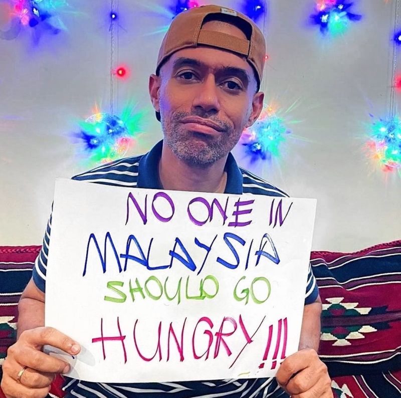 Heart of gold: The hip-hop artiste and a friend will be distributing essential items every Friday. u00e2u20acu201d Picture via Instagram/Altimetnn