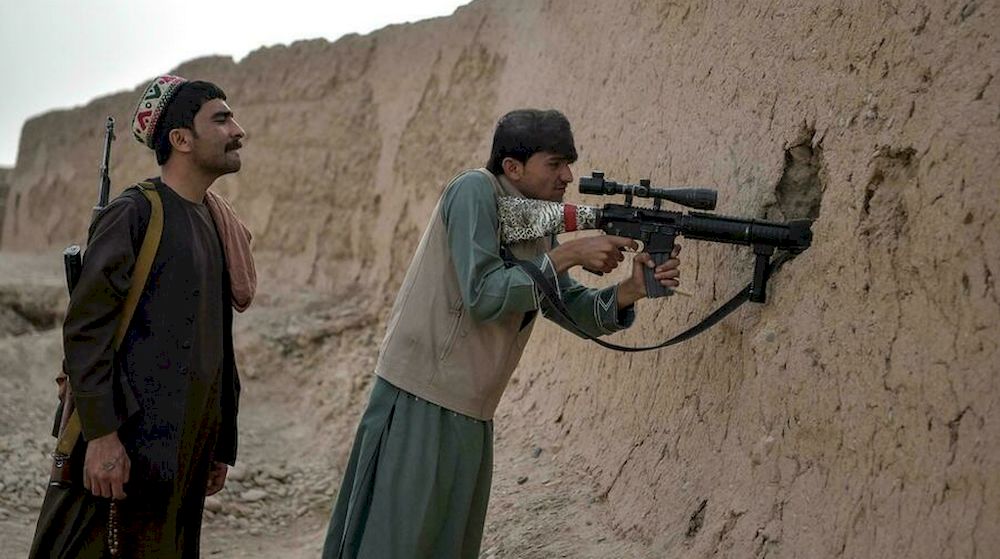 No longer Washingtonu00e2u20acu2122s security priority: members of an anti-Taliban militia fighting with Taliban insurgents in Helmand province. u00e2u20acu201d AFP file pic
