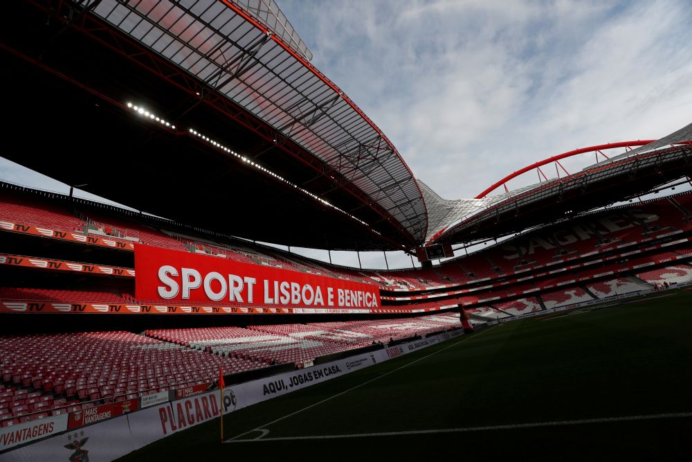 General view inside Benficau00e2u20acu2122s stadium, Estadio da Luz in Lisbon April 26, 2021. u00e2u20acu201d Reuters pic 