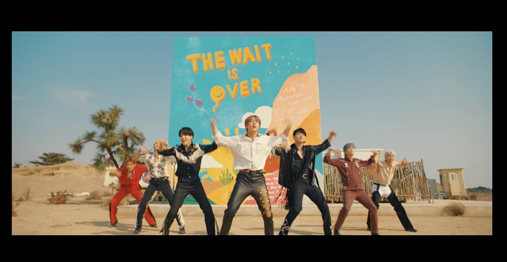 K-pop band BTS is off to a flying start with its latest track, u00e2u20acu02dcPermission to Dance.u00e2u20acu2122 u00e2u20acu2022 Screenshot via YouTube