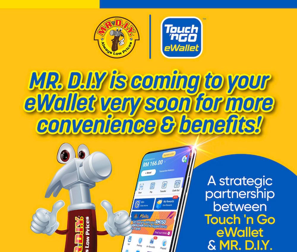 MR. D.I.Y. Group (M) Bhd and Touch u00e2u20acu02dcn Go Group have collaborated to enhance customer experience. u00e2u20acu201d Picture courtesy of Facebook/MR DIY