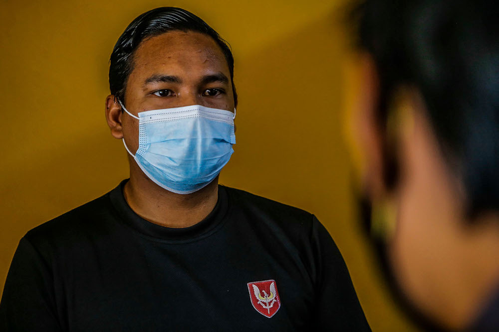 Restaurant owner Hamizan Hashim, 28, speaks to Malay Mail during an interview at UTC Sentul July 2, 2020. — Picture by Hari Anggara