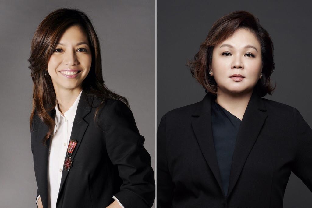 Mediacorpu00e2u20acu2122s former chief content officer Doreen Neo (left) was appointed to a newly created role of chief talent officer while Virgina Lim (right), who joined from regional streaming platform Viu, took over as Chief Content Officer. u00e2u20acu201d Picture courtesy