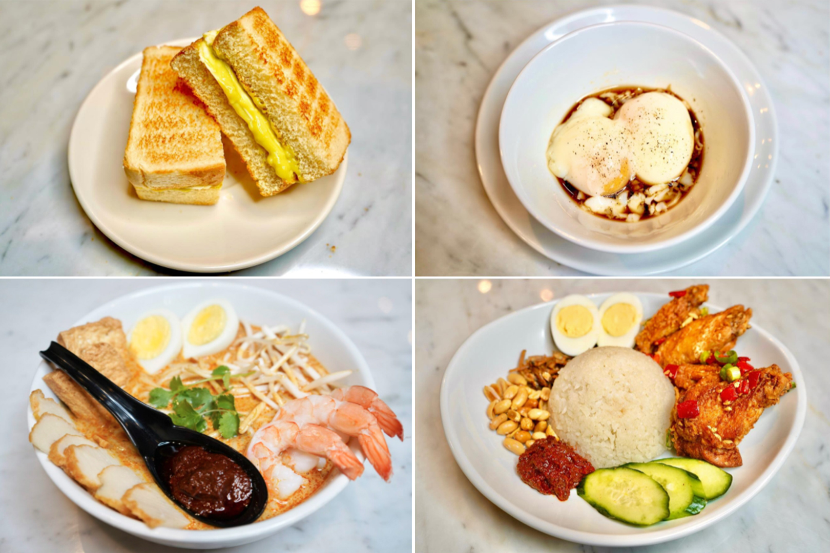 Some of the dishes sold at Killiney Kopitiam’s outlet in Palo Alto, United States. — Photo: Killiney Kopitiam Palo Alto/Facebook