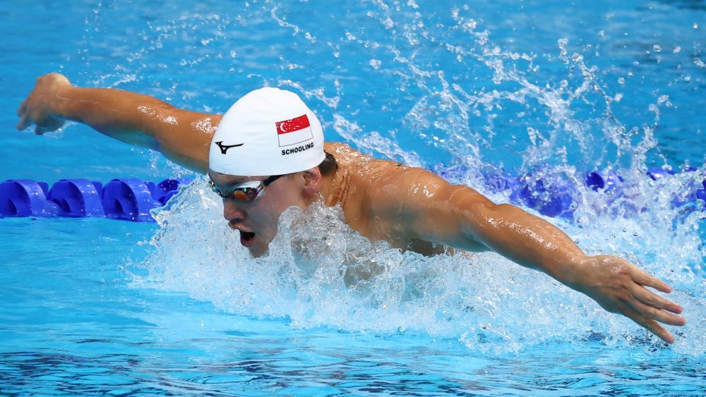 Joseph Schooling of Singapore in action during the menu00e2u20acu2122s 100m butterfly heats at the Tokyo Aquatics Centre July 29, 2021. u00e2u20acu201d Reuters pic