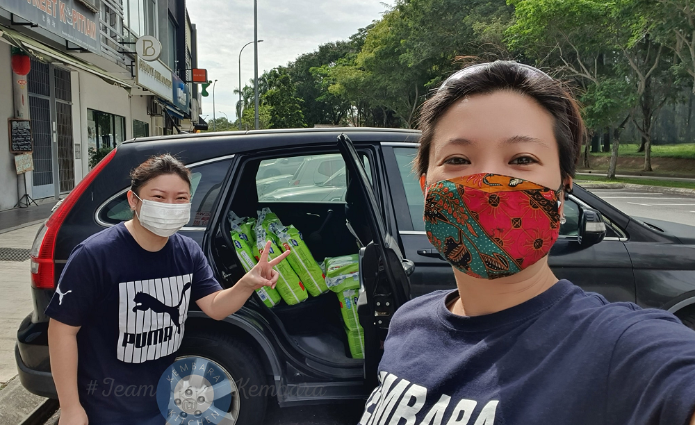 Kembara Kitchen co-founder Chan Yi Lyn (right) said the organisation would support the mothers for three months. u00e2u20acu2022 Picture via Facebook/YiLyn Chan